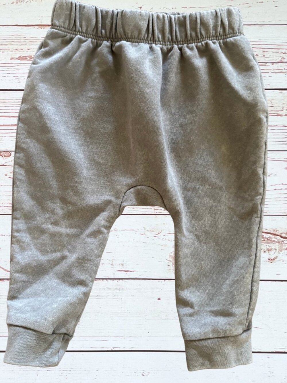 Cat & Jack Baby Boy Joggers 3-6M | Gray Sweatpants Soft Cotton Pants